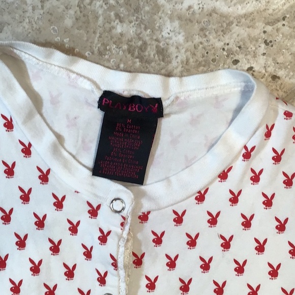 PLAYBOY Intimates & Sleepwear Playboy Logo One Piece Pajamas Onesie Poshmark